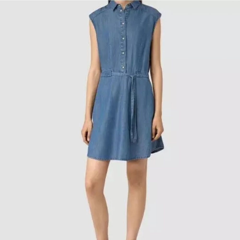 Allsaints Sanko‎ Sleeveless Denim Dress